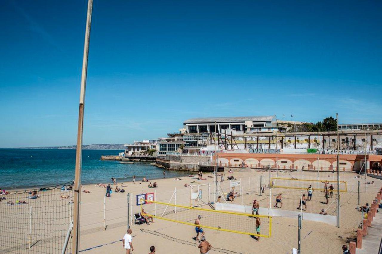 Апартаменты T2 - Plage Des Catalans - Cosy Марсель Экстерьер фото
