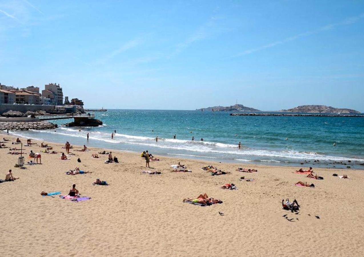 Апартаменты T2 - Plage Des Catalans - Cosy Марсель Экстерьер фото